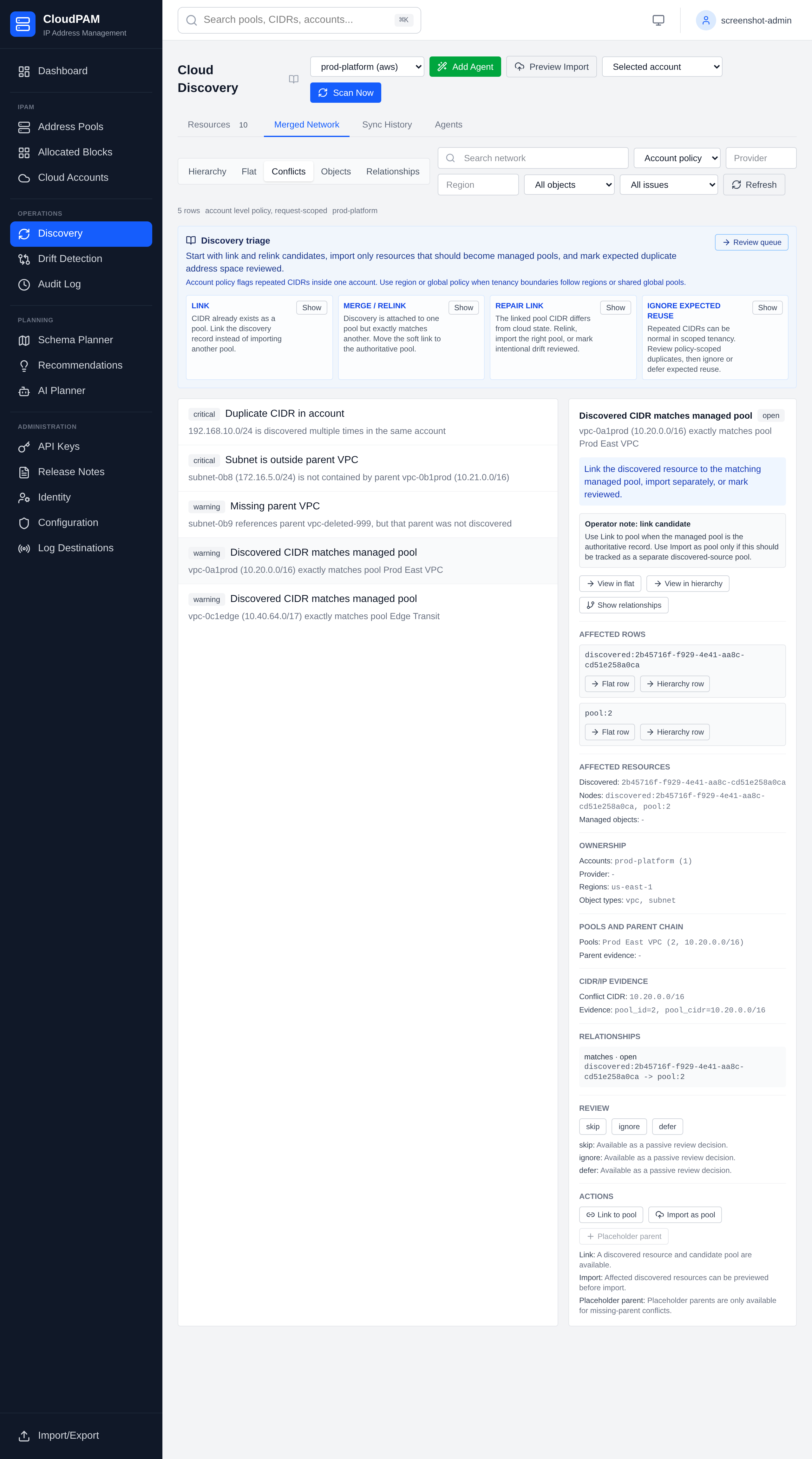 Conflict review
